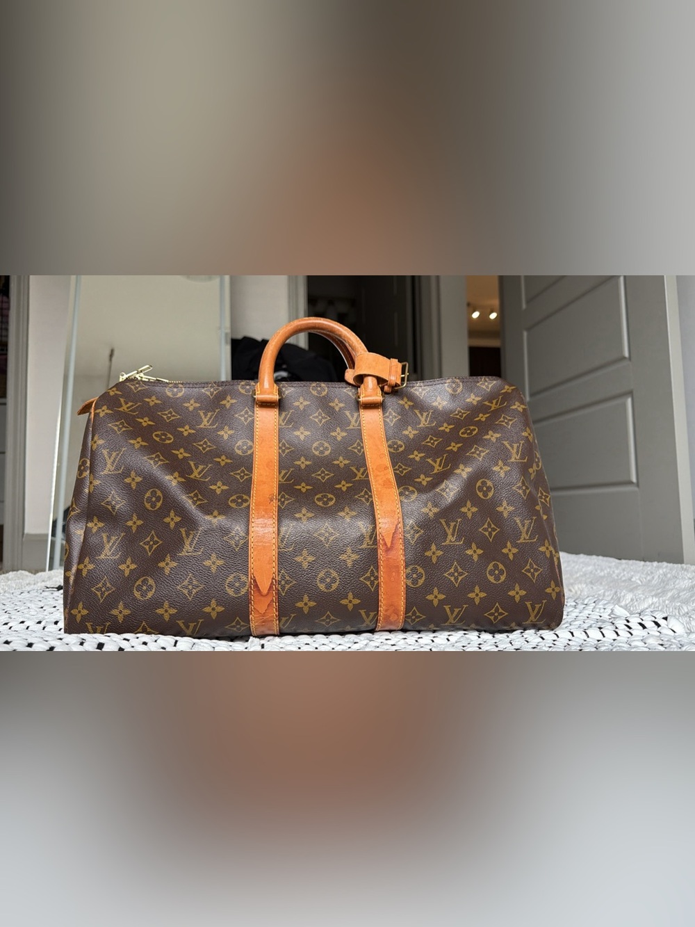 Louis Vuitton duffle bag